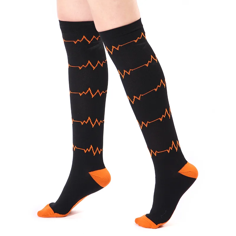 Chaussettes de sport à Compression pour hommes et femmes, en Nylon respirant pour protéger les pieds, pour infirmières, football en plein air