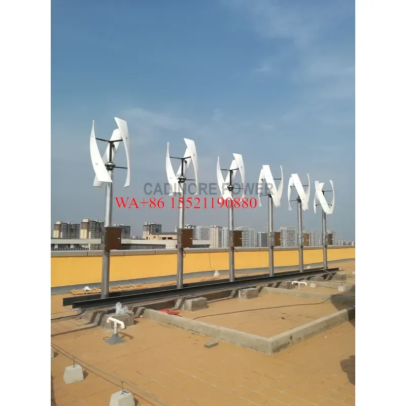 WMWMNU for 1KW to 50KW 220V 380V Renewable Energy System PMG Generator Vertical Axis Wind Turbine Generator