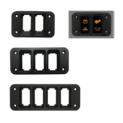 2 / 3 / 4 Gang Push Switch Housing Holder Mounting Bracket Panel for Toyota LandCruiser Prado Hilux Hiace Switch 39mm x 21mm