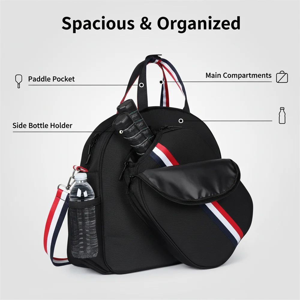 Professional Pickleball Paddle Backpack Large Capacity Adjustable Bag with Dedicated Paddle Storage Comfort Carry for All Gear image 6