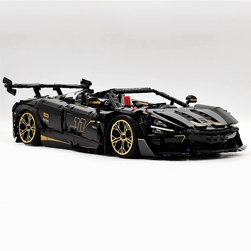 New GULY 10625 MOC 1:8 Technical RC Power Sports Car Hypercar Model Building Blocks Bricks Puzzle Toys Christmas Gift For Kids