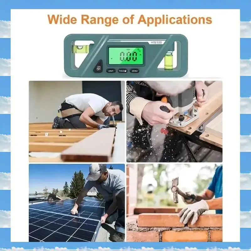 A11I レベルゴニオメーター 90 度ゲージ木材加工に適した自動車タイヤアセンブリに適した傾斜を測定するために使用