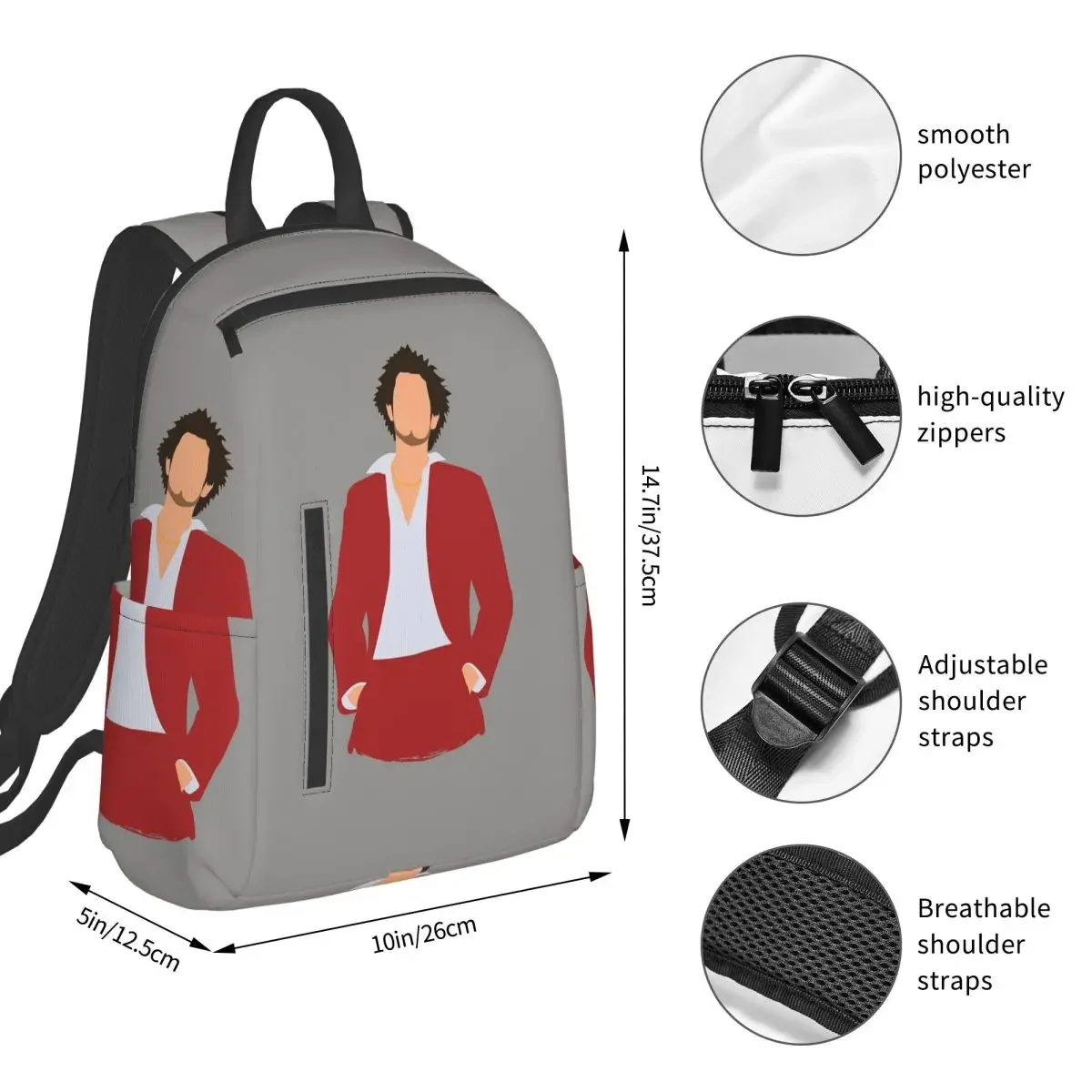 Yakuza Like A Dragon Ichiban Kasuga Kazuma Kiryu Backpack Student BookBag Kids School Bag Laptop Shoulder Bags Men Women