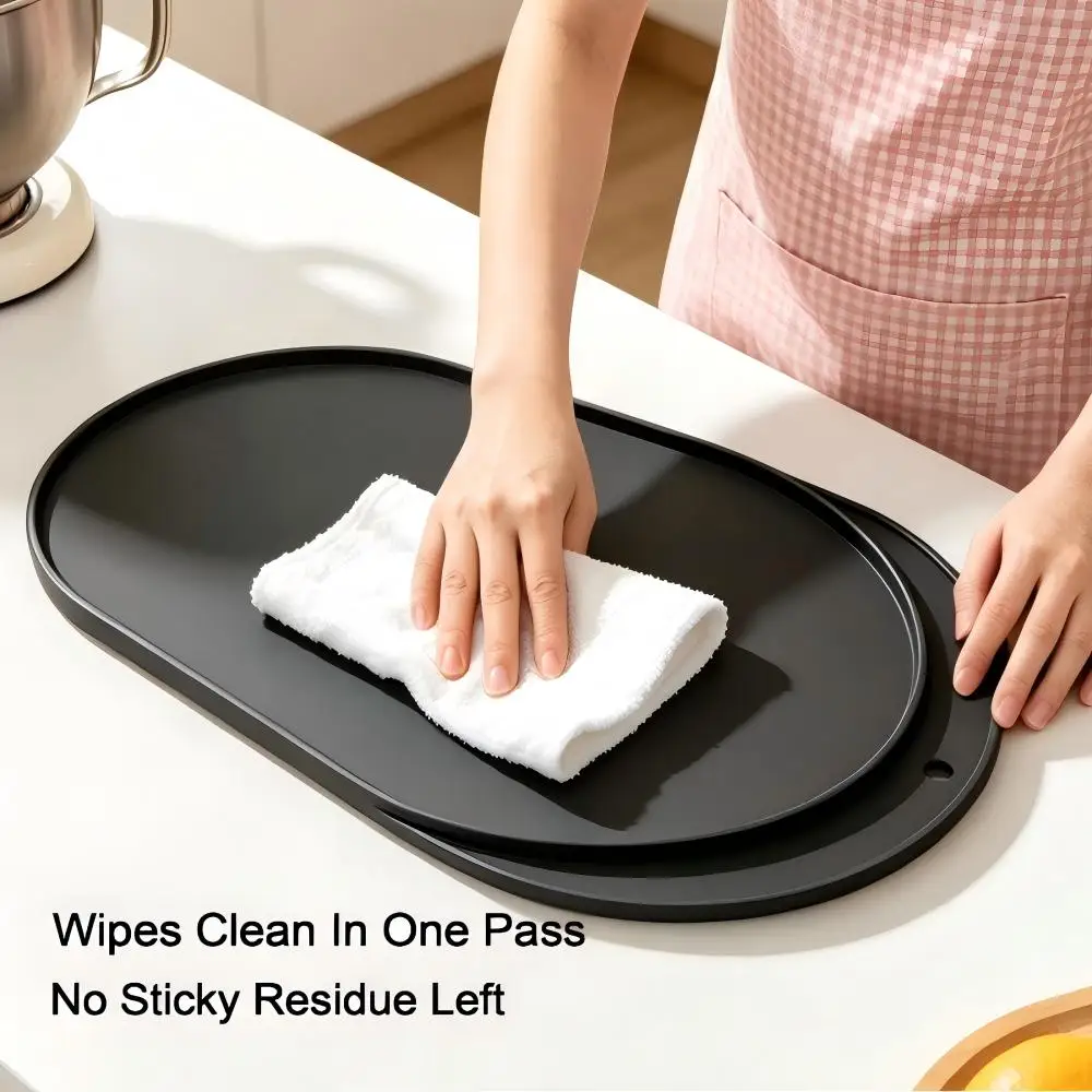 Silicone Stand Mixer Sliding Mat, Non-Slip Shock Absorbing Protector Tray Fits 4.5/5/8 Quart Tilt-Head Kitchen Mixers