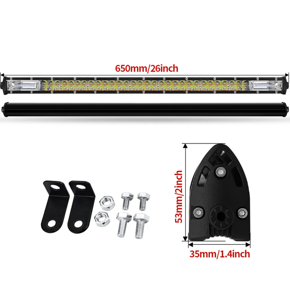 240W 3030 Chip LED Light Bar DC 9-50V Off Road Led Light Bar Spot Light five mode Work Light For Hummer Car SUV Car Accessory