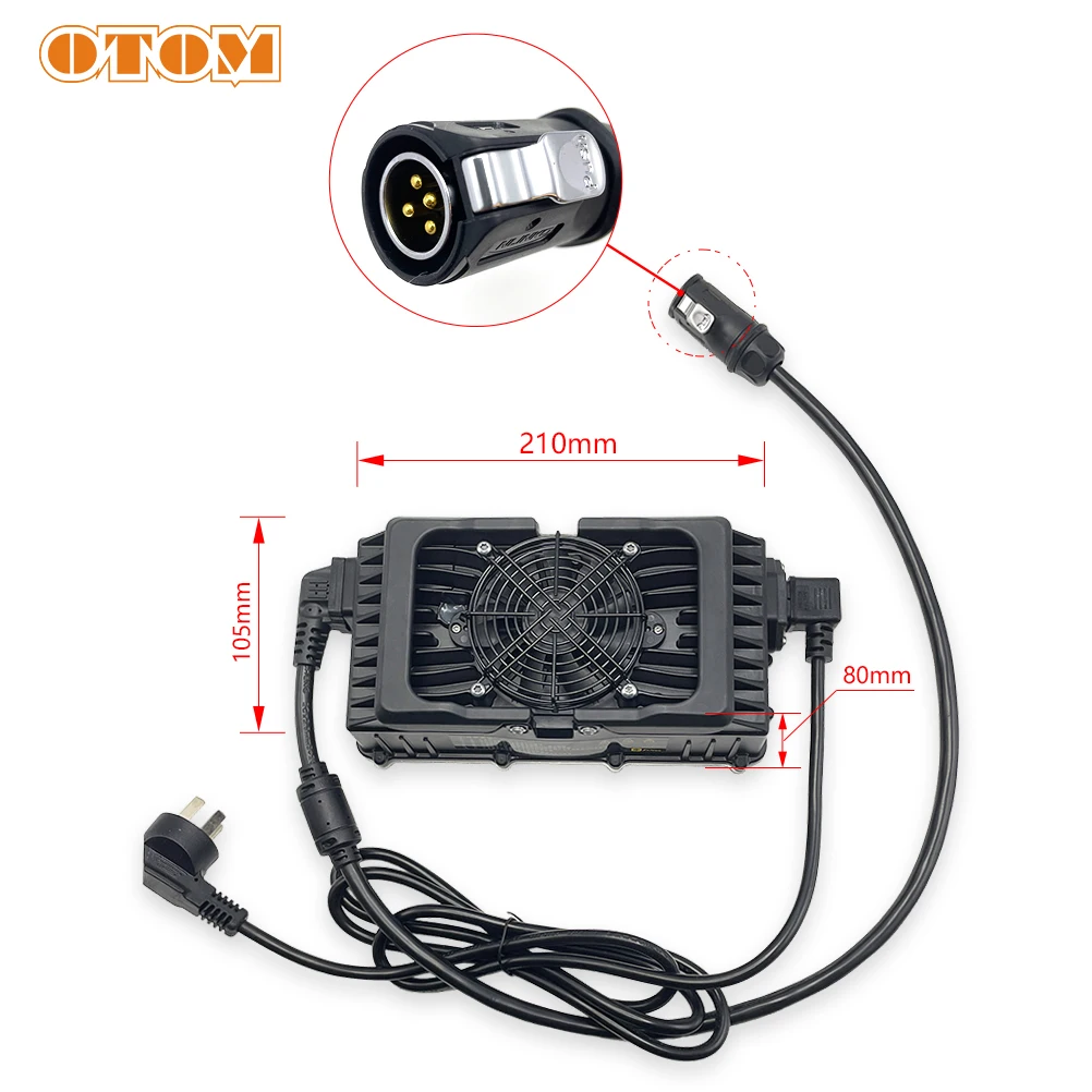 OTOM Motorcycle Ultrabee Battery Charger For Sur Ron Ultra Bee 85V 12A 1000W Surron Electric Off-road Accessoies 21700-YQ5A-0000