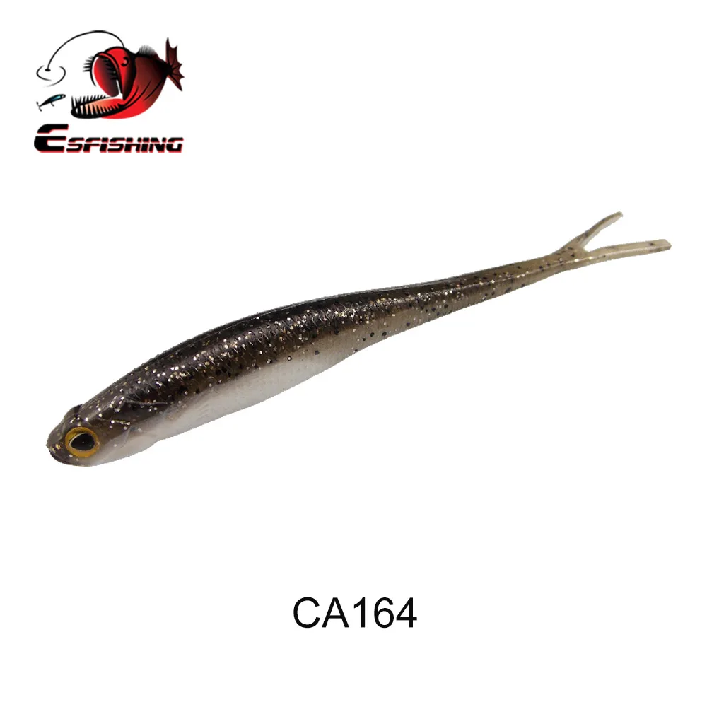ESFISHING Weiche Angelköder Real Shad 130mm Pesca Köder Minnow Jigging Köder Isca Künstlicher Köder zum Angeln auf Hecht und Forelle