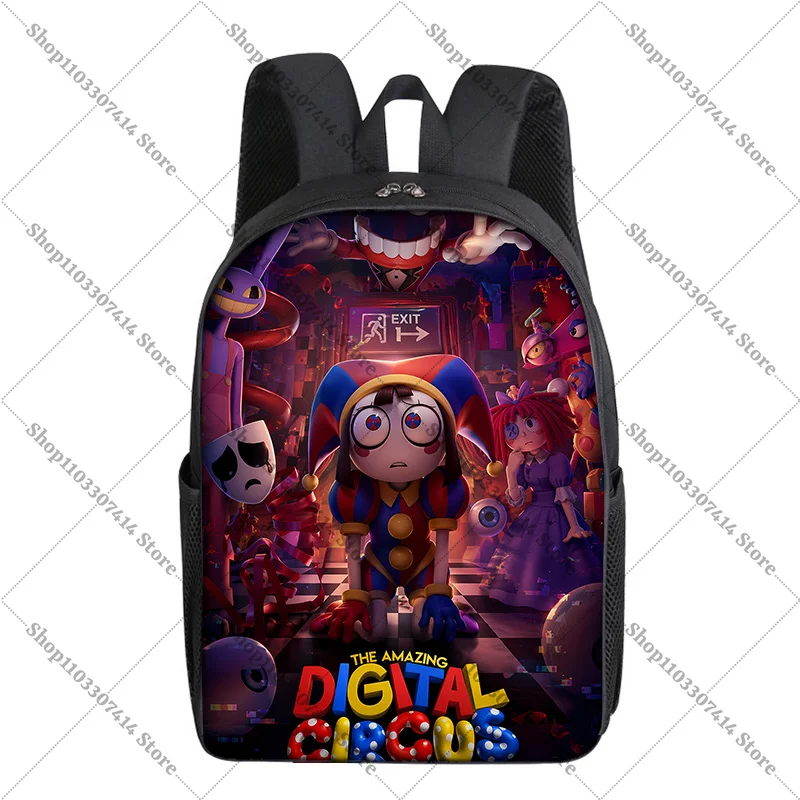 

Student Large Capacity Schoolbag School Supplies The Amazing Digitals Circus Cartoon Cute Backpack Anime Printed Book Bag Gifts