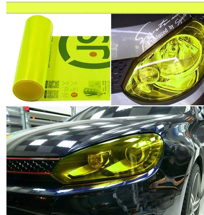 Gloss Transparent Light Black Smoke PVC Film Tint 30 X60cm Headlight Taillight Wrap Cover Film Foil Sticker Cover Car Styling