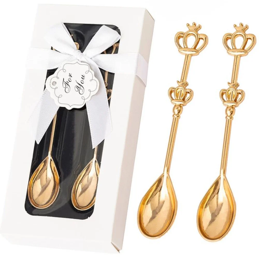 150pcs Wedding Souvenir Creative Gift Coffee Spoon With Musical Note And Clover Handle For Guest Cuchara De Cafe De Boda image 2
