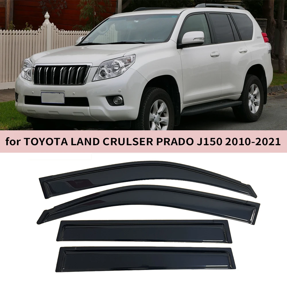 

Оконный козырек для TOYOTA LAND CRUISER PRADO J150 2010-2013 2014 2015 2016 2017 2018-2021, дверной козырек, защита, дефлекторы окон