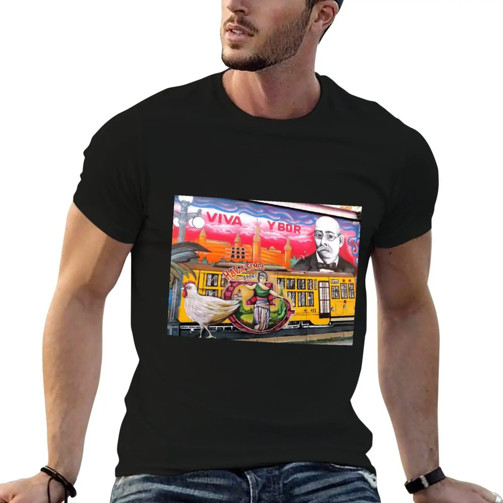 

Viva Ybor! T-Shirt man tshirt t shirts for man pack white man t shirt graphic T-shirt