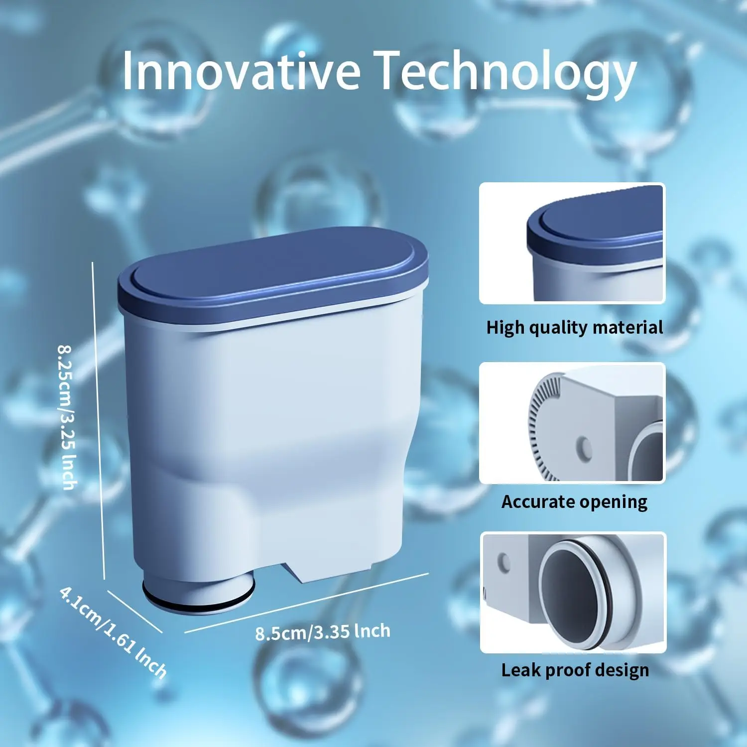 فلتر مياه لـ Philips Saeco AquaClean CA6903 - مرشحات بديلة مضادة للليمون لماكينات القهوة الأوتوماتيكية بالكامل