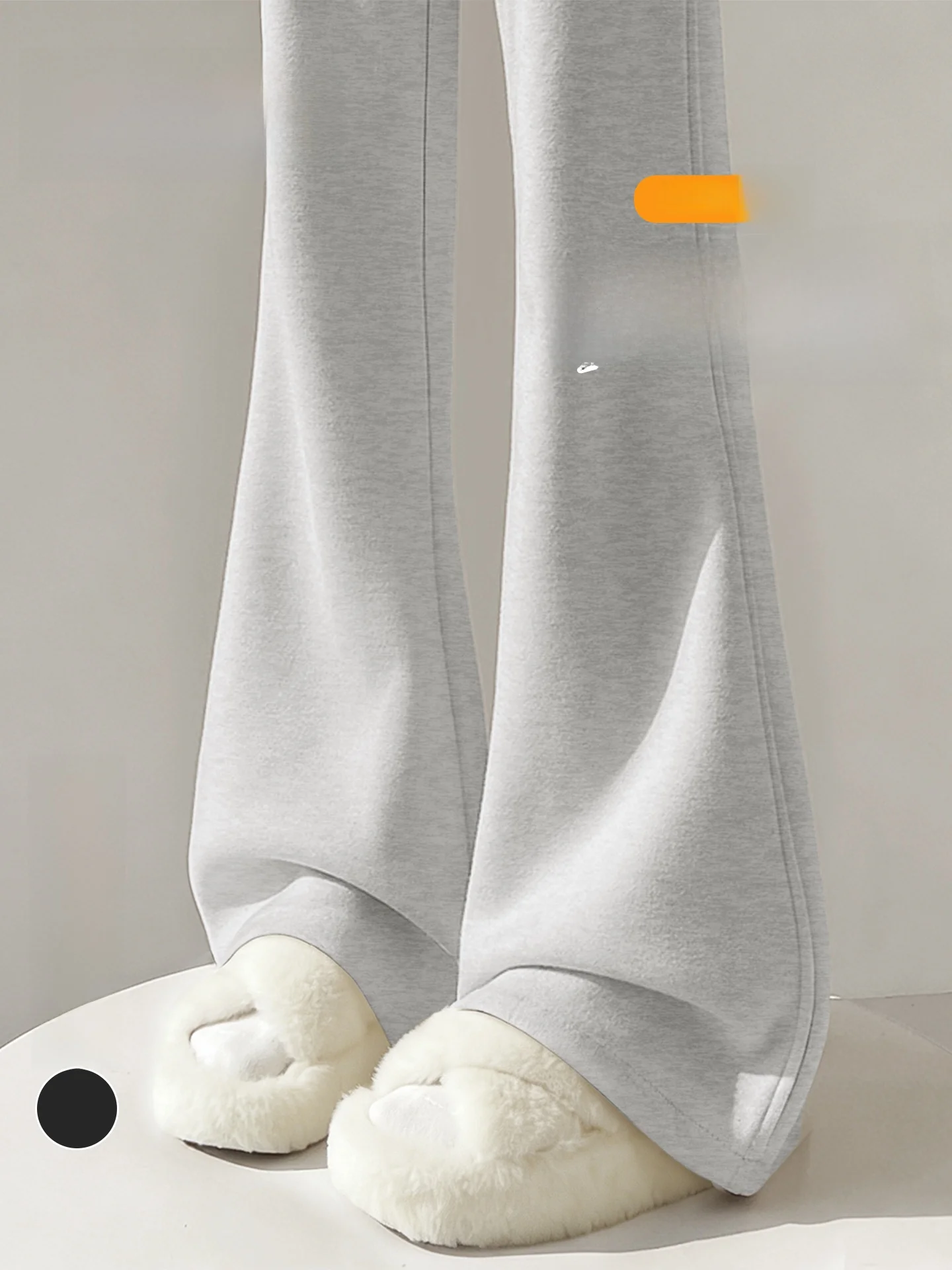 

Women's Fce Lined Yoga Pants High Waist Flared Leg Thiened Casual Trousers Comfortable Soft Fabric Ci Walk Daily Wear