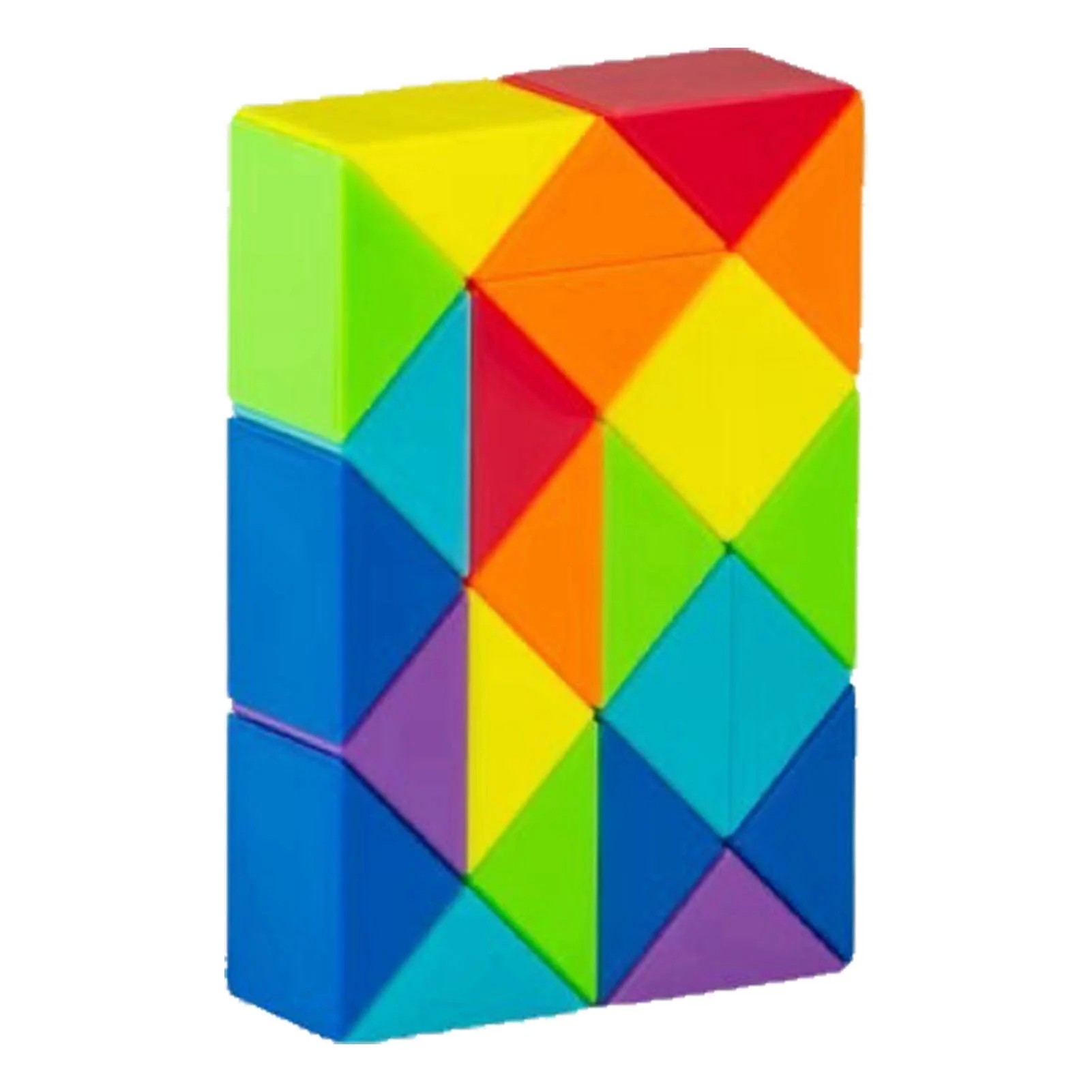 72 Blocks Twist Puzzle Toys ABS Plastic Educational Twist Snake Cube for Kids Children