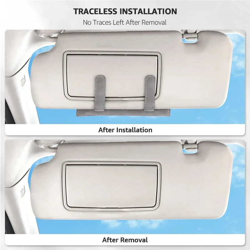 Auto Brillenetui Organizer Lagerung Auto Brillenetui Brillenbox für Auto Sonnenblende Organizer Sonnenbrillen für BMW Brillenetui – Detail 8
