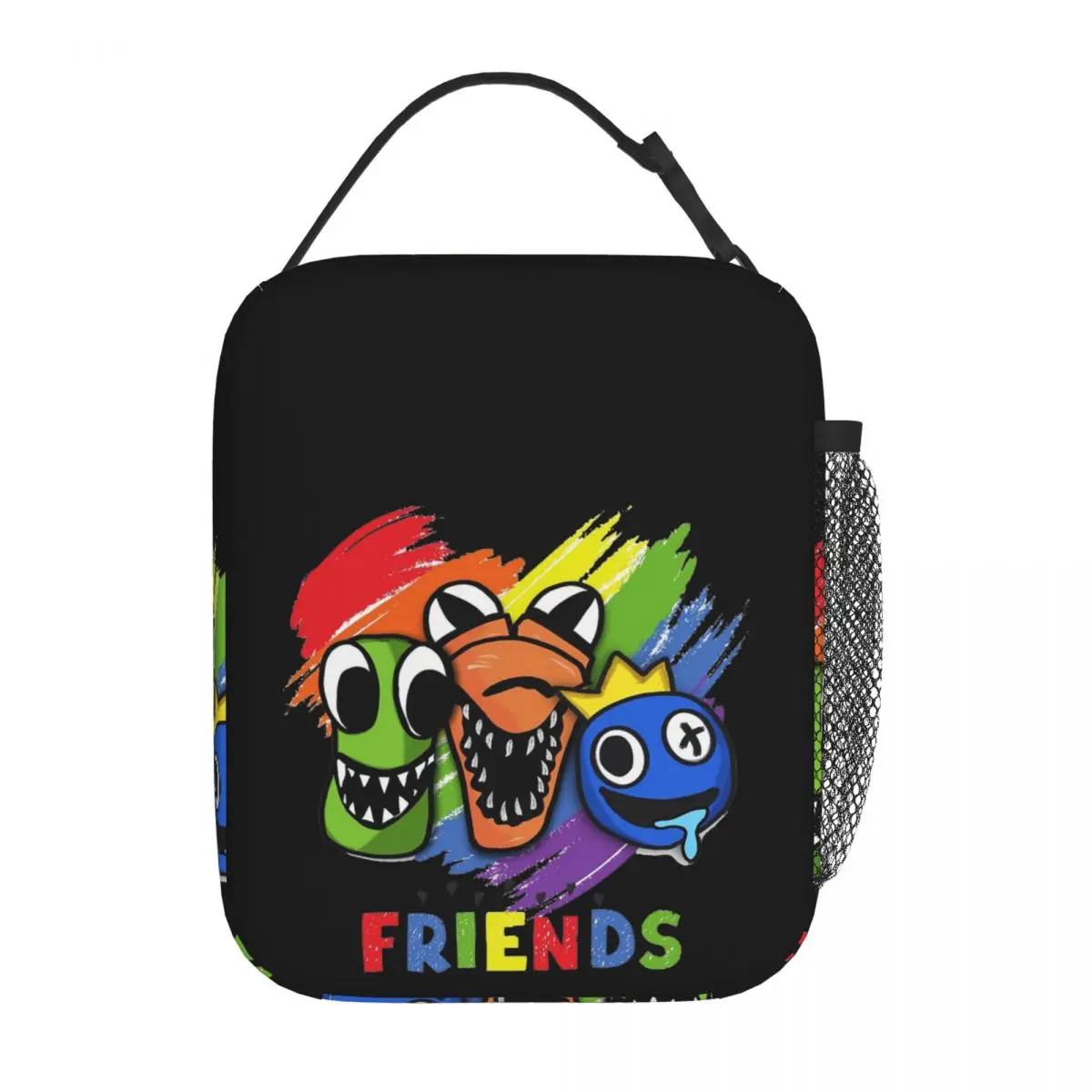 Rainbow Friends Characters Insulated Lunch Bag for Women Kids Portable Food Boxes Thermal Lunch Box Tote