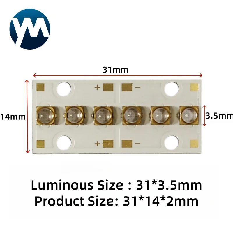18W UV LED Module 365nm for UV Glue Curing