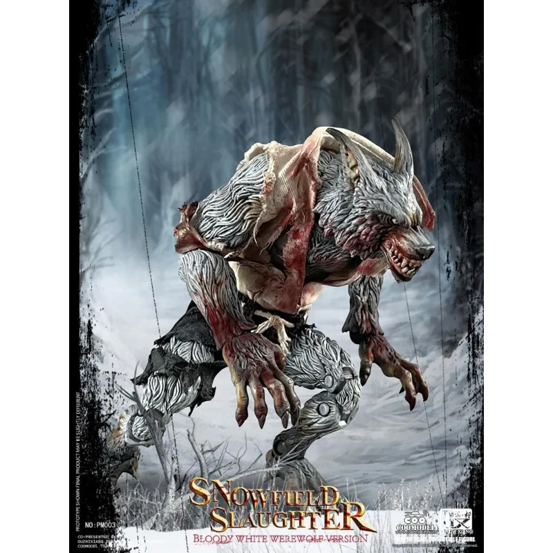 COOMODEL Original 1/12 Werewolf Howling in The Forest، منتج نهائي ذبح سنوفيلد، نموذج Orc المحمول، لعبة مصنوعة يدويًا