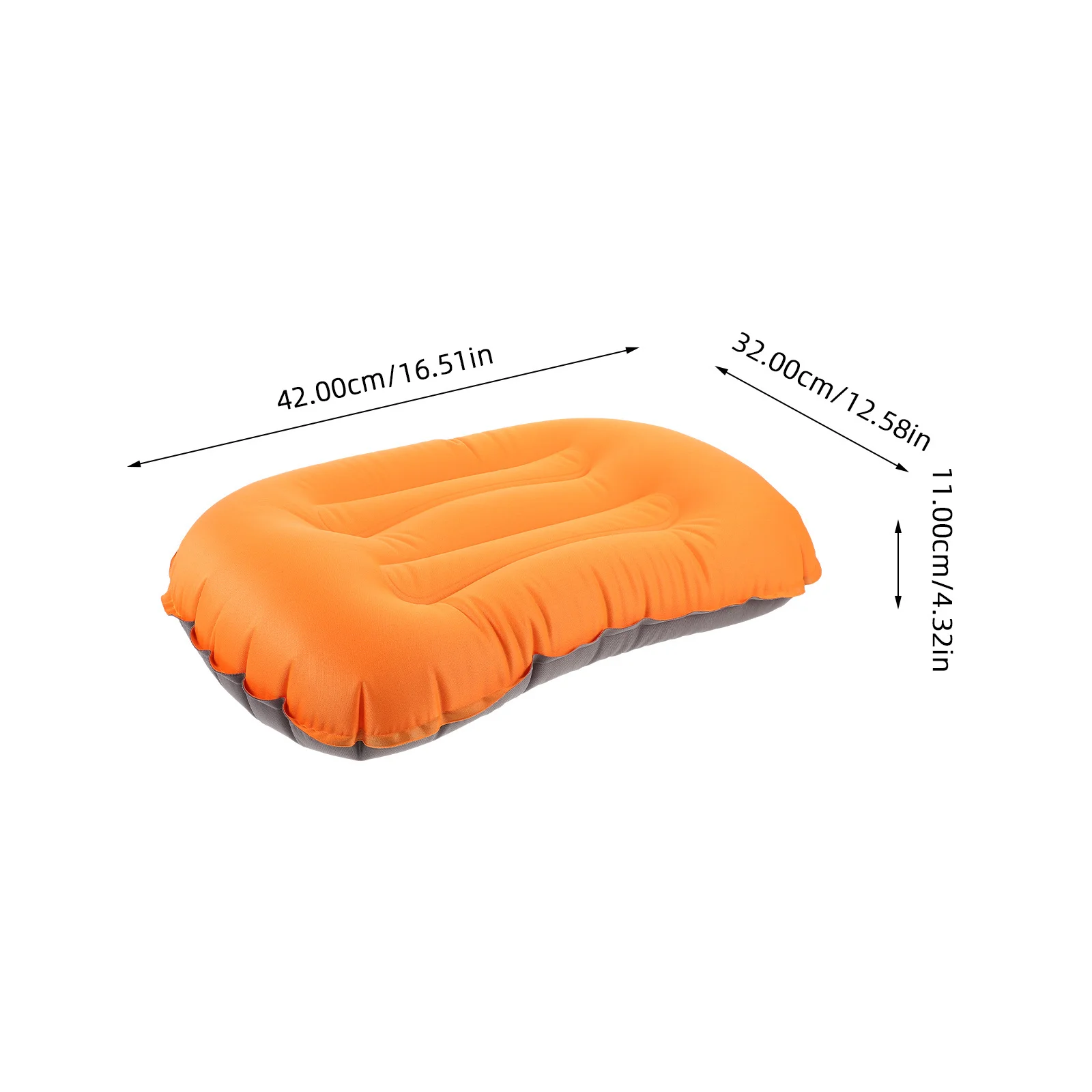 وسادة تخييم قابلة للنفخ خفيفة الوزن ومحمولة للسفر في الهواء الطلق وحقيبة الظهر والمشي لمسافات طويلة والنوم ومريحة