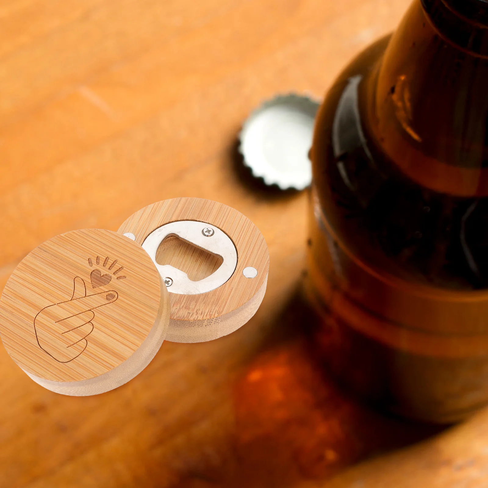 

3Pcs Magnetic Beer Opener Refrigerator Magnets Portable Bottle Cap Opening Tool for Camping Picnic Beer Opener