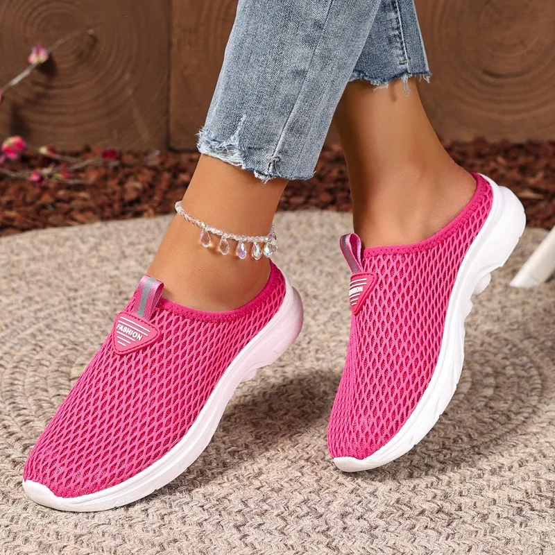 

YRZL Comfortable Slippers for Women Anti-Slip Sandals Platform Shoes Lightweight Diabetic Wedge Slippers Female Casual Footwear