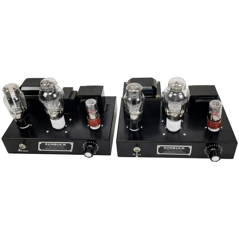 

SUNBUCK Handmade 2.0 Stereo 10W Single Ended 300B Vacuum Tube Amplifier Split HIFI 300B Electronic Tube Power Amplifier Audio