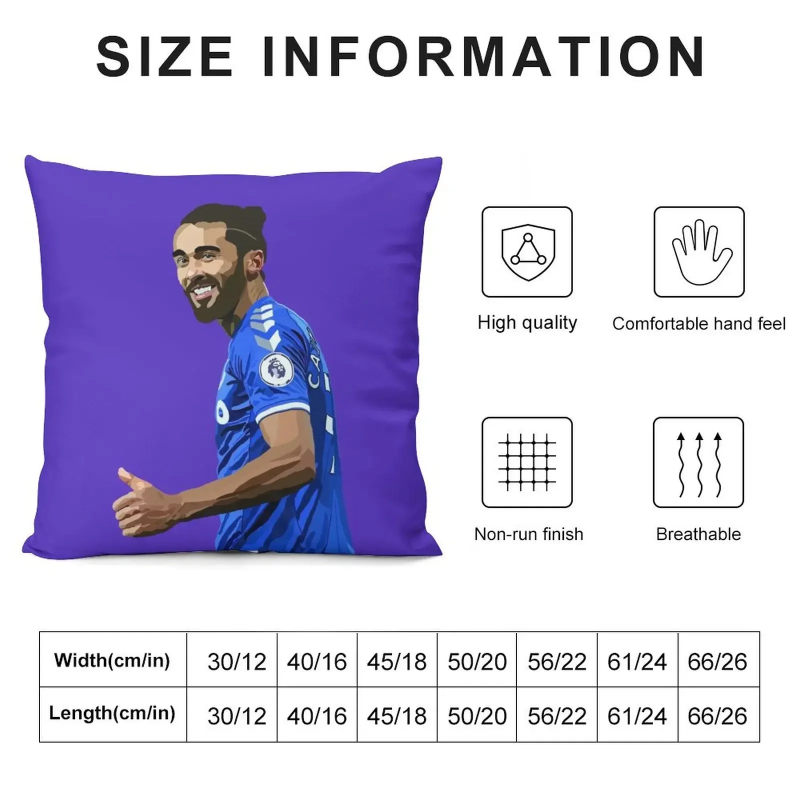 Dominic Calvert-Lewin Digital Art Throw Pillow pillowcases for sofa cushions Sitting Cushion Covers For Sofas pillow