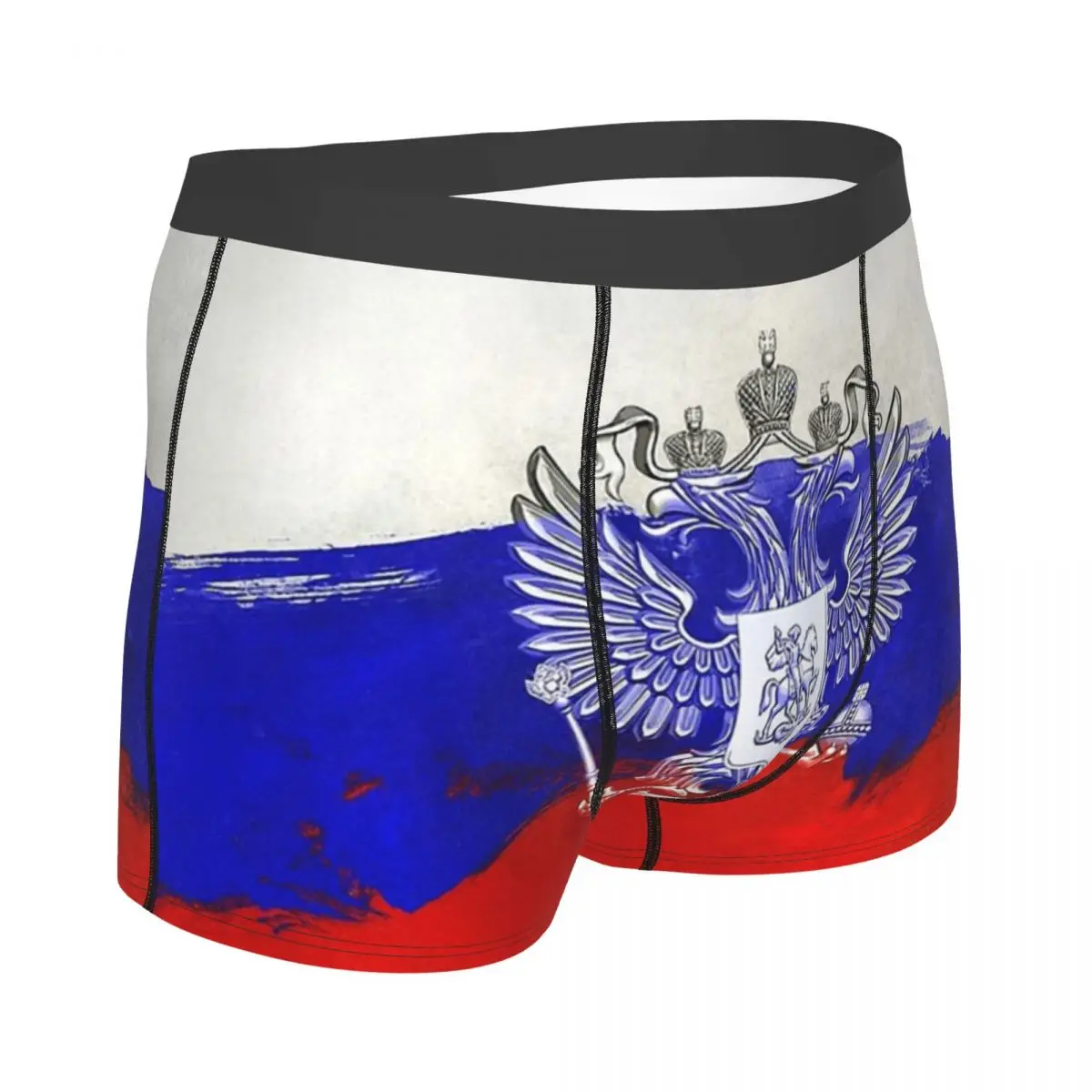 Painted Flag Of Russia Flag of Russia Underpants Homme Panties Male Underwear Ventilate