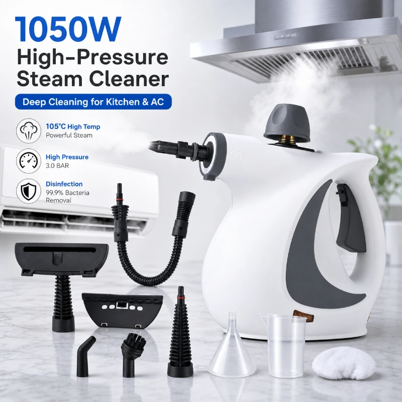 Multi Purpose 1050W High Temperature High Pressure Steam Cleaning Machine for Household Air Conditioner Kitchen Oil Stains