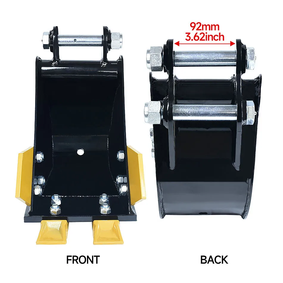 Aksesoris Backhoe Mini Excavator Baja Kekuatan Tinggi 200mm untuk Excavator 1-3 Ton untuk Pembuatan Parit, Pemasangan Pipa, dan Lansekap