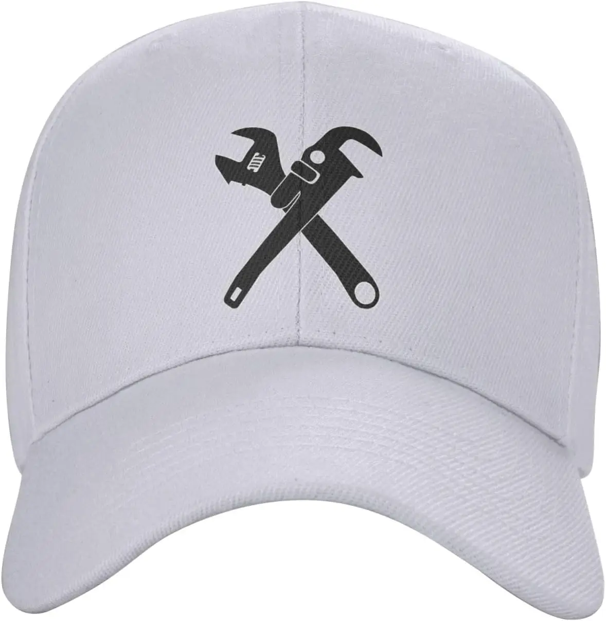 

Сантехнический ключ, перекрещенная значок, шляпа дальнобойщика, полиэстер, дышащая повседневная кепка унисекс