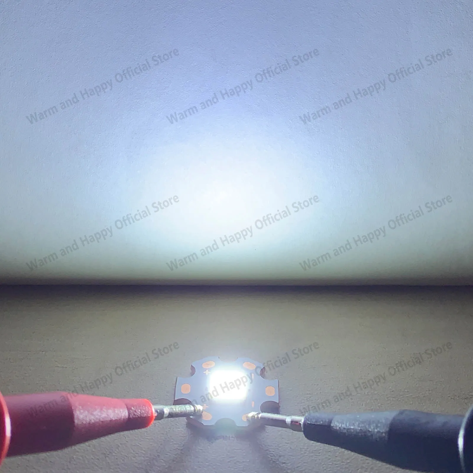 LED Bead 16 Core 10W 20W 30W DC3-4V Diode LED Copper Plate Bead 20mm DIY Flashlight Car Light Projection Light White Light