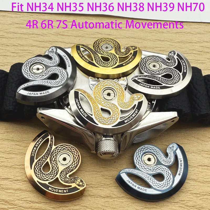 

NH35 Customize Movement Automatic Oscilating Weight Hammer Rotor Fit for NH34 NH36 4R 6R 7S Movement Automatic Rotor Refit Parts