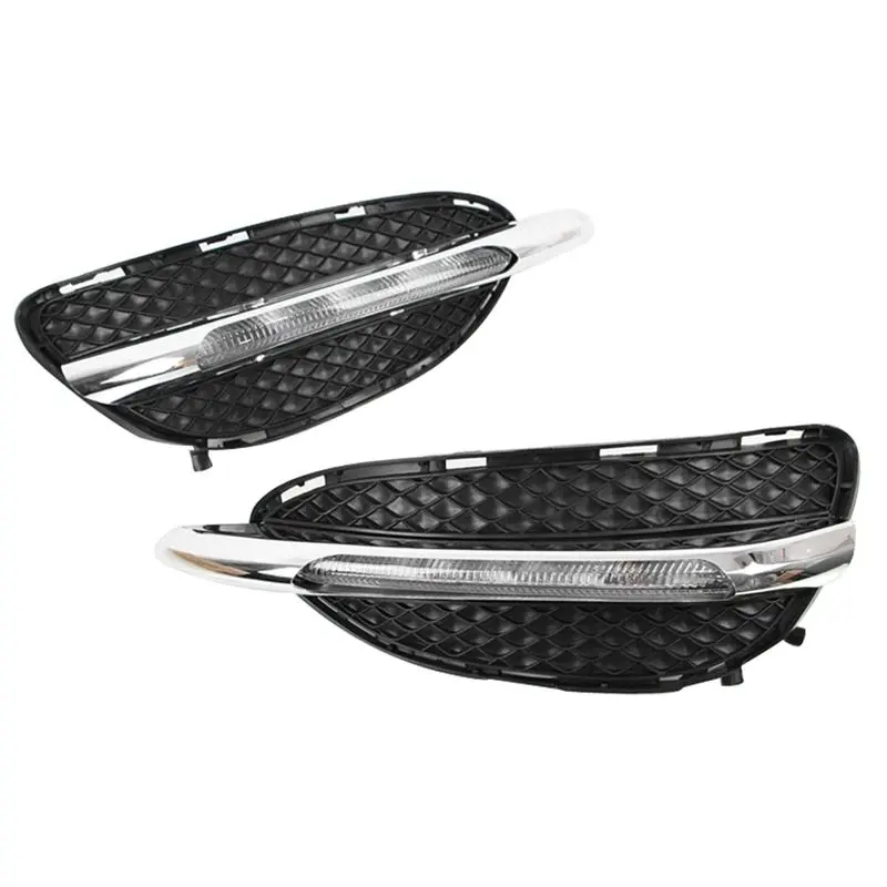 Leading-1 Pair High Quality Car Left And Right Daytime Running Lights For E-Class W212 E180 E200 E260 2014-2015