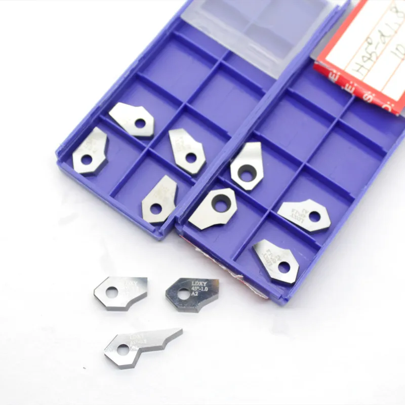 Cemented Tungsten Carbide Solid Valve Seat 45 degree 3 Angle Cutter Universal Reamer One-time Forming Blade