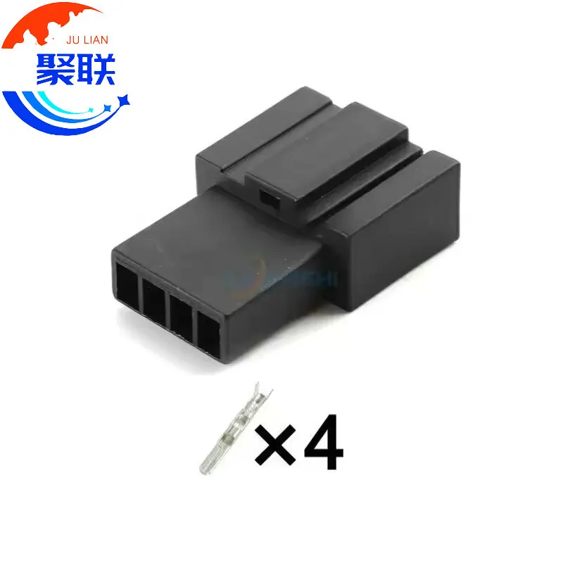 1Set 4Pin AC Assembly Auto WOOFER Male Female Wiring Harness Socket Car Unsealed Connectors For BWM 1719093-1 1719093-3B