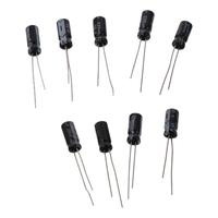 220uF 10V 5x11mm Electrolytic Capacitor 220 UF MFD 10 Volt 0.2x0.43in Aluminum Capacitors