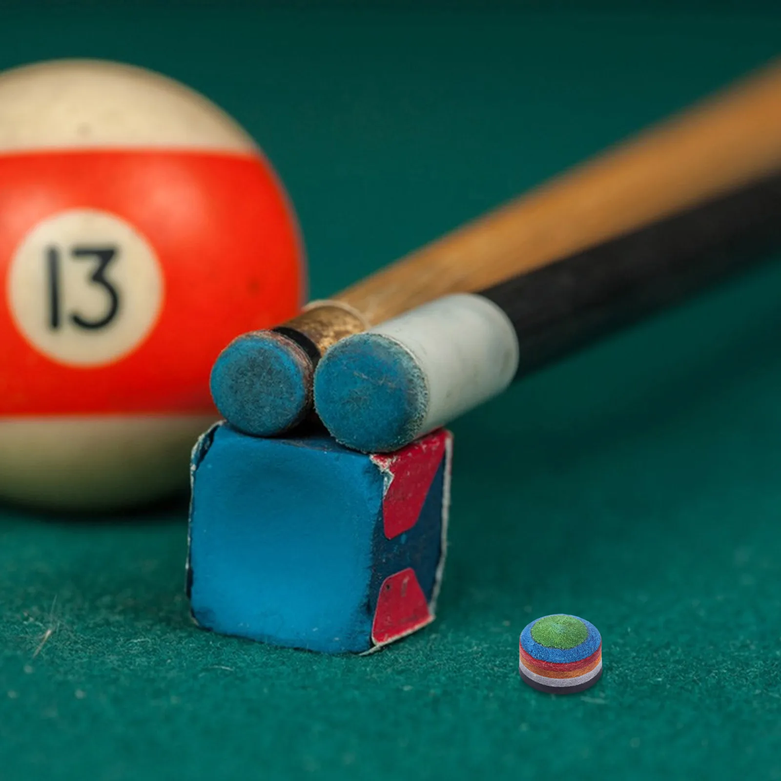 

Rubber Pool Cue Tip Replacement Sliding Medium Hardness Durable Billiard Stick Tip for Snooker Pool Cue Accessories Repair