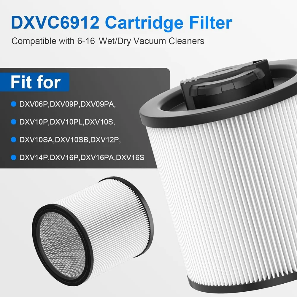 

Картриджный фильтр Y42A-DXVC6910, 2 шт., замена для пылесосов для влажной/сухой уборки объемом 6-16 галлонов, белый, для пылесосов