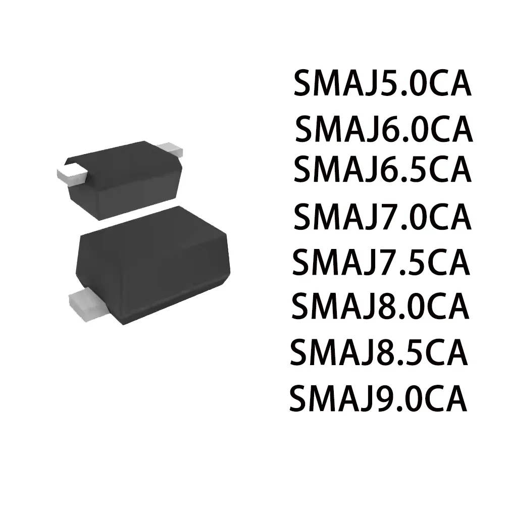 

50pcs/lot Diode SMAJ8.0CA SMAJ8.5CA SMAJ9.0CA SMA DO-214AC SMAJ5.0CA SMAJ6.0CA SMAJ6.5CA SMAJ7.0CA SMAJ7.5CA TVS high quality