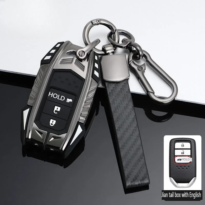 

Zinc Alloy Car Key Case For Honda Fit Lucky Vezel City Civic Jazz BRV BRV HRV HRV Shuttle Gp8 19CRV Jade Freed Odyssey