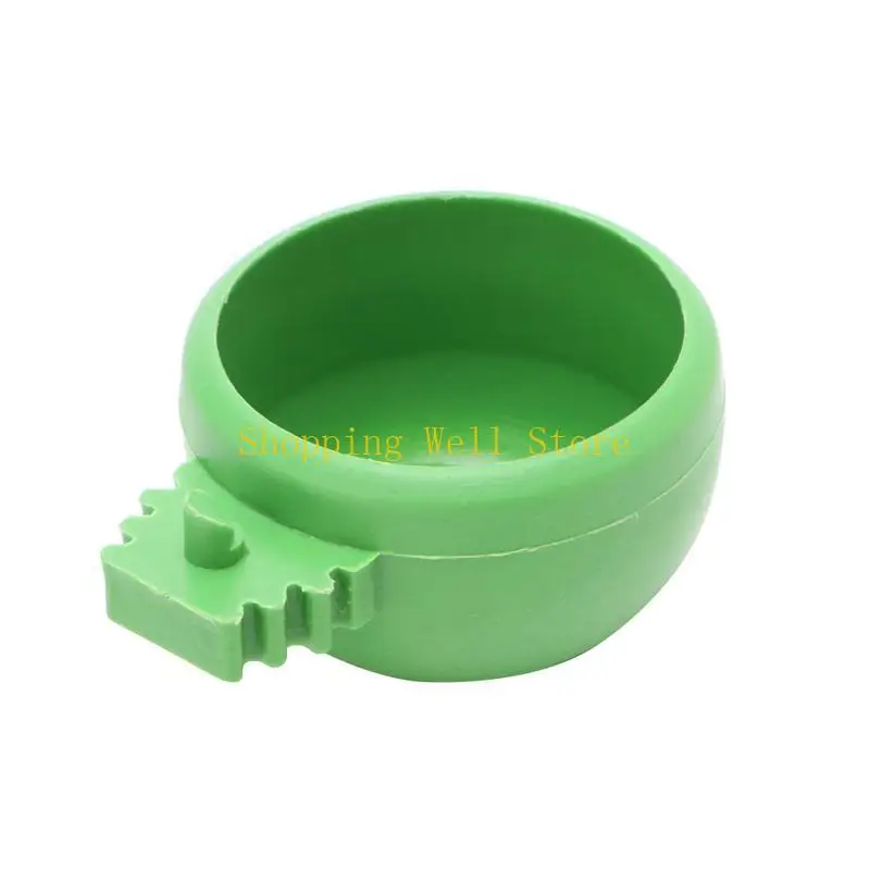 KX4B VART cho ăn cốc an toàn Nhựa Bird Bowl Water Water với tay cầm dễ dàng sửa chữa trong lồng cho Finch Canary