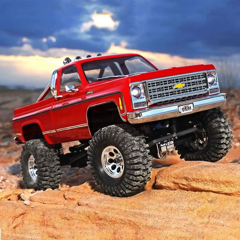 TRAXXAS 1/18 RC Car TRX4M K10 Heightening Crossing Version Of Climbing Car Off-road Vehicle Toys For Adult Kid Gift