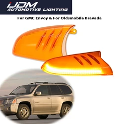 Dynamic Amber LED Front Side Mirror Lights For Buick Rainier, For Chevrolet Trailblazer, For GMC Envoy & For Oldsmobile Bravada