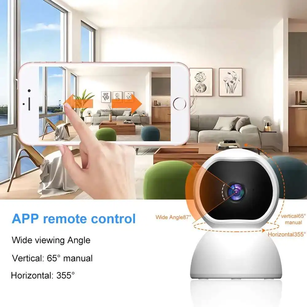 2MP 1080P V380 Wireless  Intercom PTZ IP Camera IR Night Vision Motion Detection Home Security Alarm  Baby Monitor Auto Tracking