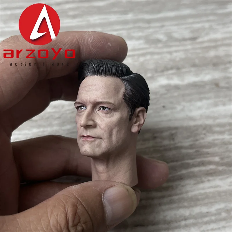 Britischer Schauspieler Colin Firth Head Sculpt Carving Model im Maßstab 1:6, passend für 12-Zoll-männliche Soldaten-Actionfigur-Körperpuppen