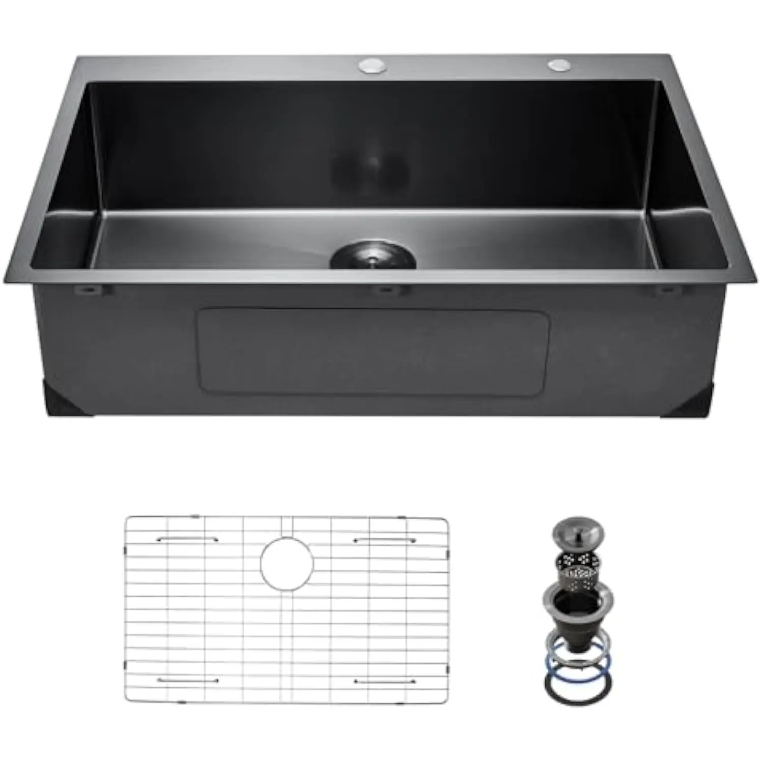 

33 Somaliland Bravo Kitchen Sink Workstation, раковины с верхним креплением из нержавеющей стали 304, вставная раковина для фермерского дома с одной чашей и аксессуарами, H