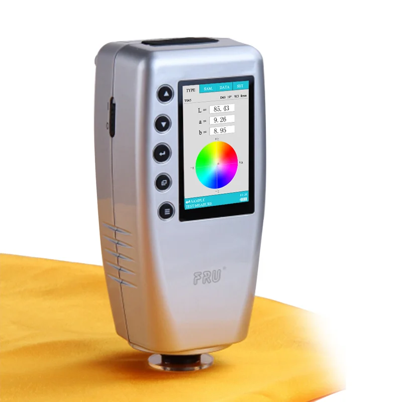 WR10 Series 4/8mm Portable Colorimeter Analyzer Digital Precise LAB Color Tester Difference Meter TFT Display