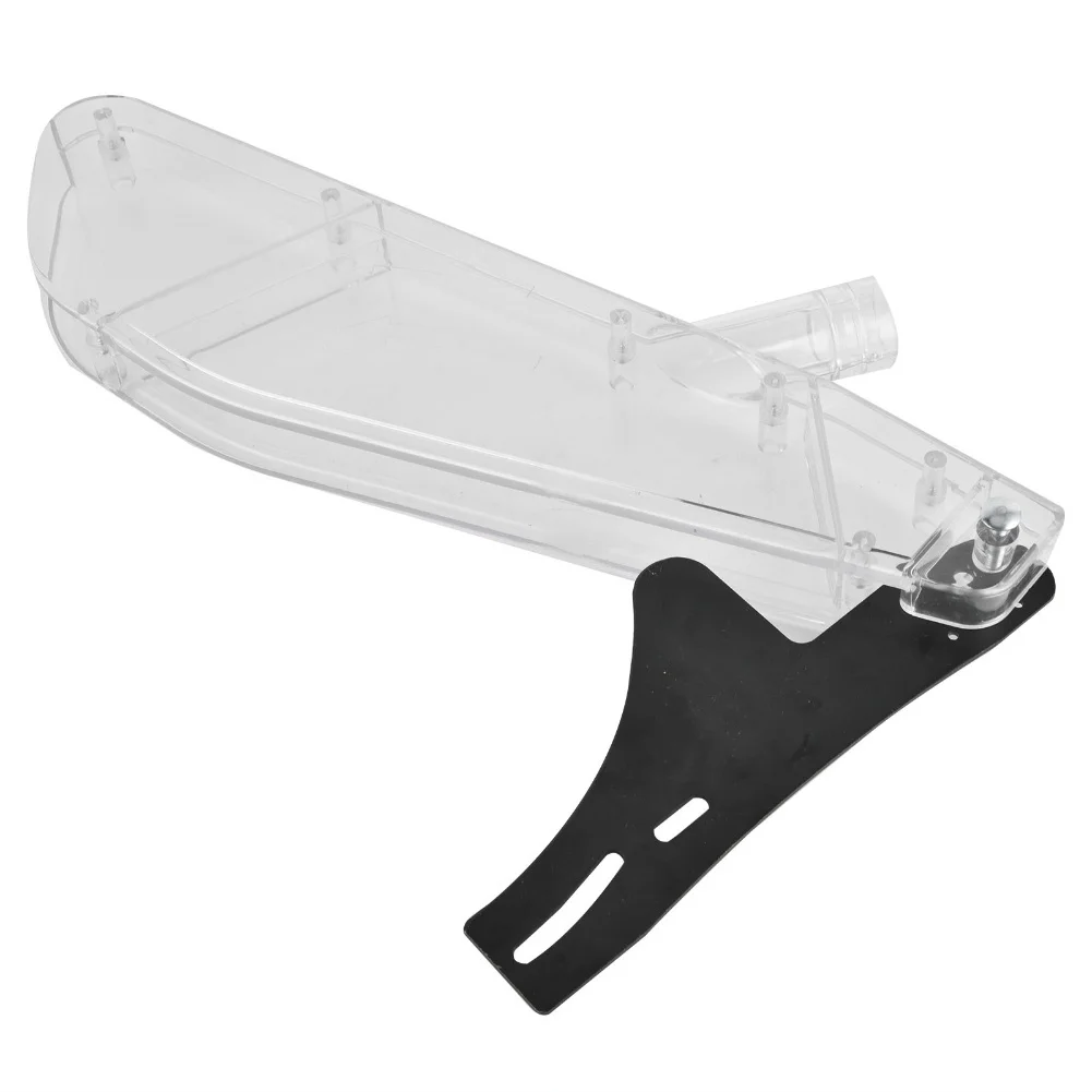 Table saw safety cover for 410 inch saws with transparent for acrylic material and blade protector for dust and dirt resistance